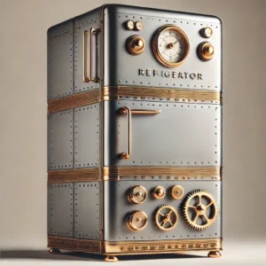 70F1E491-3001-4A67-955E-A142664CF7DE steampunk fridge