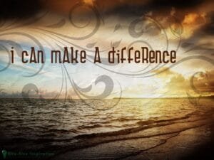 130424 Image of Positive Mindset Affirmations on Making a Difference mindset