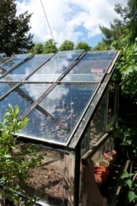 greenhouse make from windows
